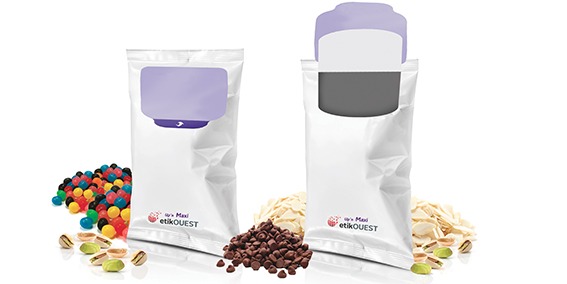 FLOW PACK-Up’n MAXI Etik OUEST packaging - FLOW PACK-Up'n MAXI etik ouest etiquette repositionnable ouverture fermeture facile / agrifood label