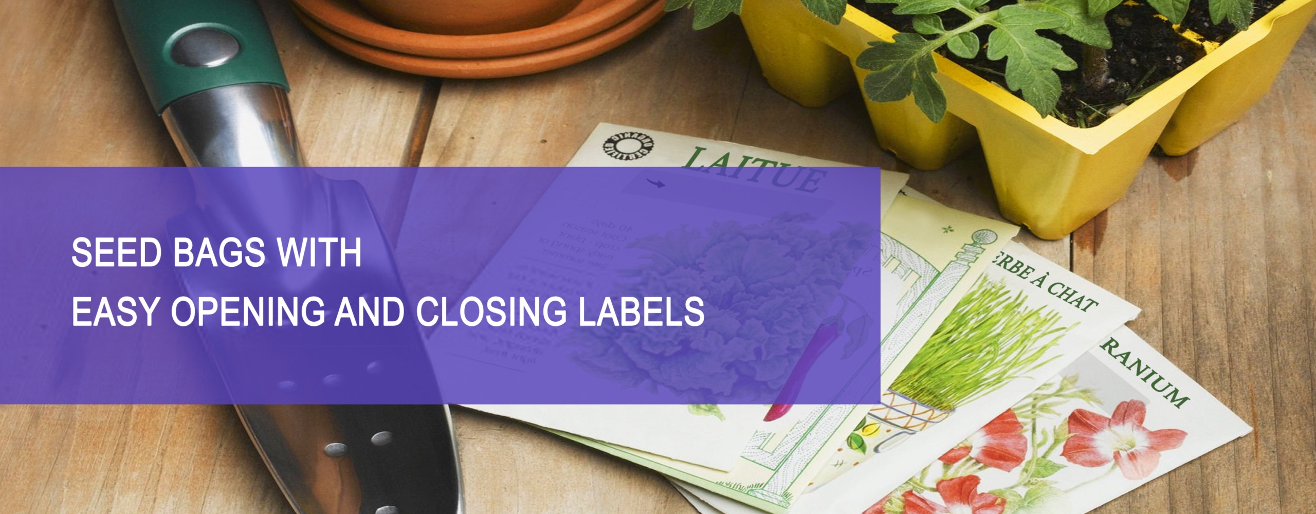 Reusable bag opening closing label Etikouest Packaging