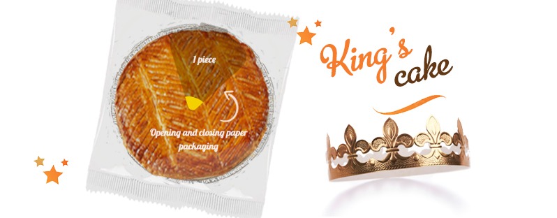 king’s-cake-etikouest-packaging king's cake packaging, opening and closing labels, etik ouest packaging